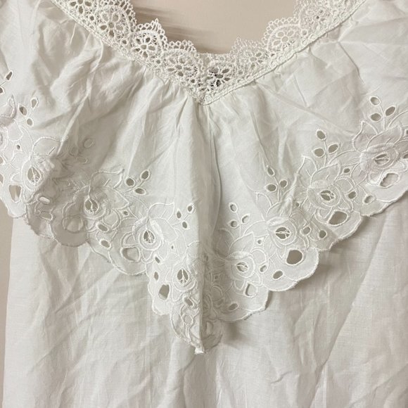 Medium- White Off-shoulder Mini Dress - Picture 5 of 9